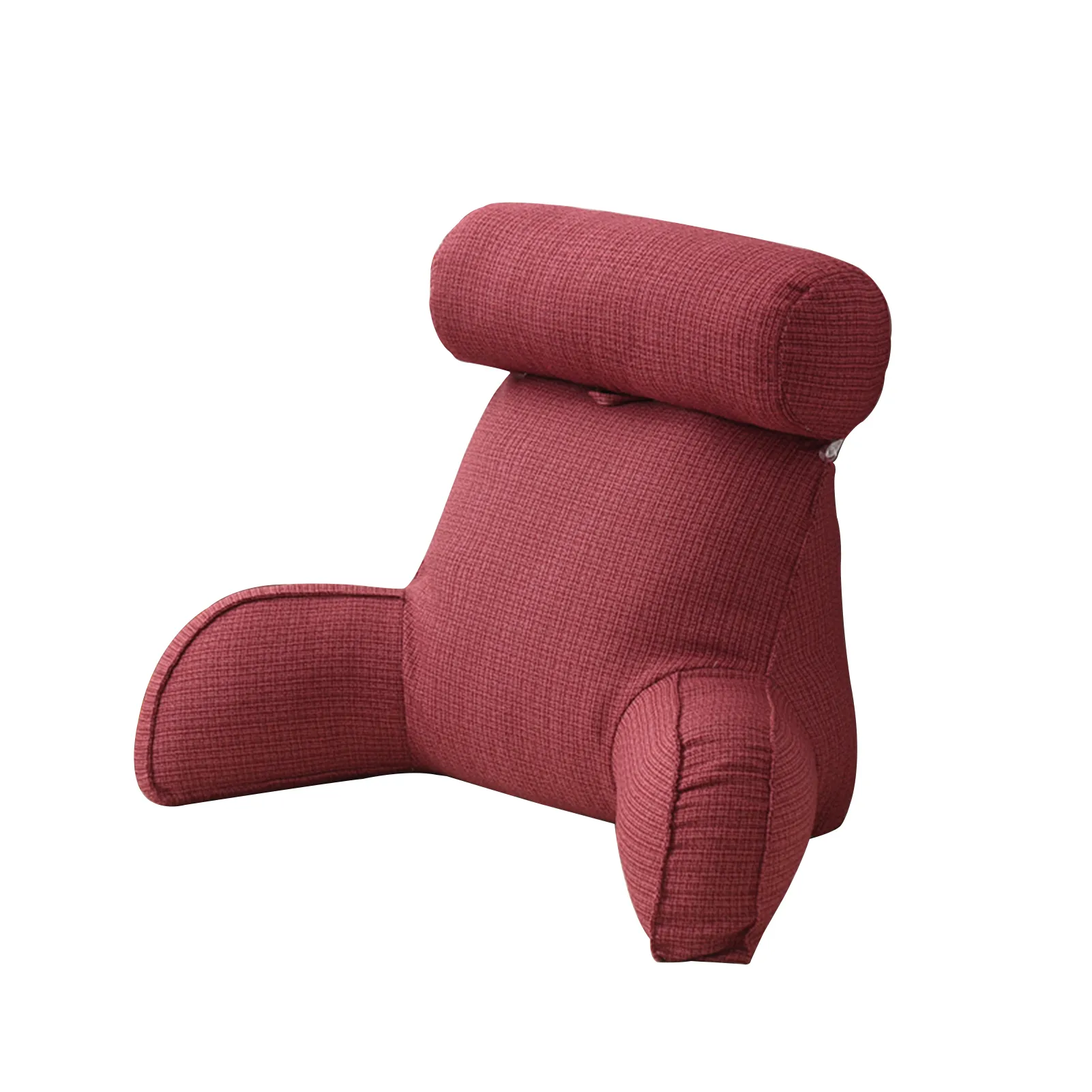 Reading Pillow With Armrest Detachable Back Support Chair Cushion Bed Plush Big Backrest Rest Removable Neck Pillow Home Decor