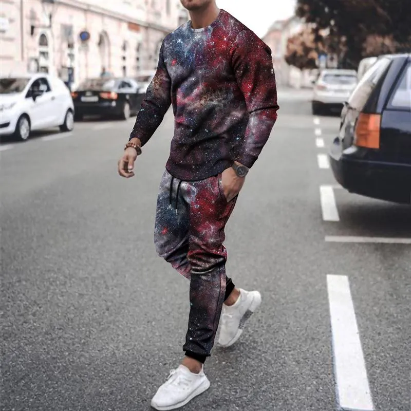 Felpe con cappuccio da uomo Felpe Tuta da ginnastica Set da atletica Sport Giacche casual Pantaloni da jogging Abbigliamento da palestra Tuta di moda Taglie forti XXS-4X