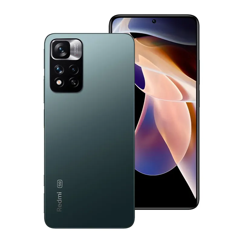 Originele Xiaomi Redmi Note 11 Pro 5G mobiele telefoon 6GB RAM 128GB ROM Octa Core MTK Dimensity 920 Android 6.67" AMOLED Volledig scherm 108MP NFC Vingerafdruk ID Slimme mobiele telefoon