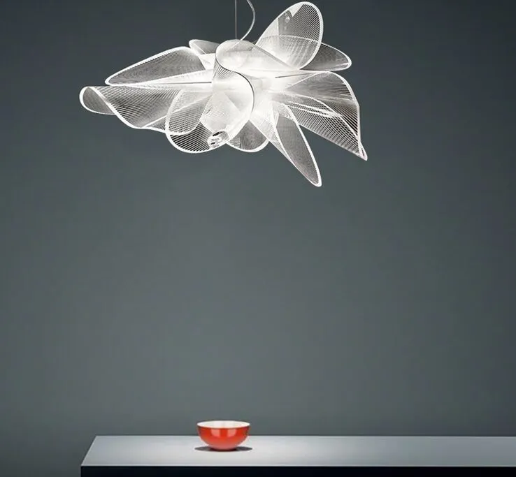 Дизайнерские художественные подвески Лампа простая современная творческая сетка экрана гостиной столовая спальня украшения светодиодные лампы