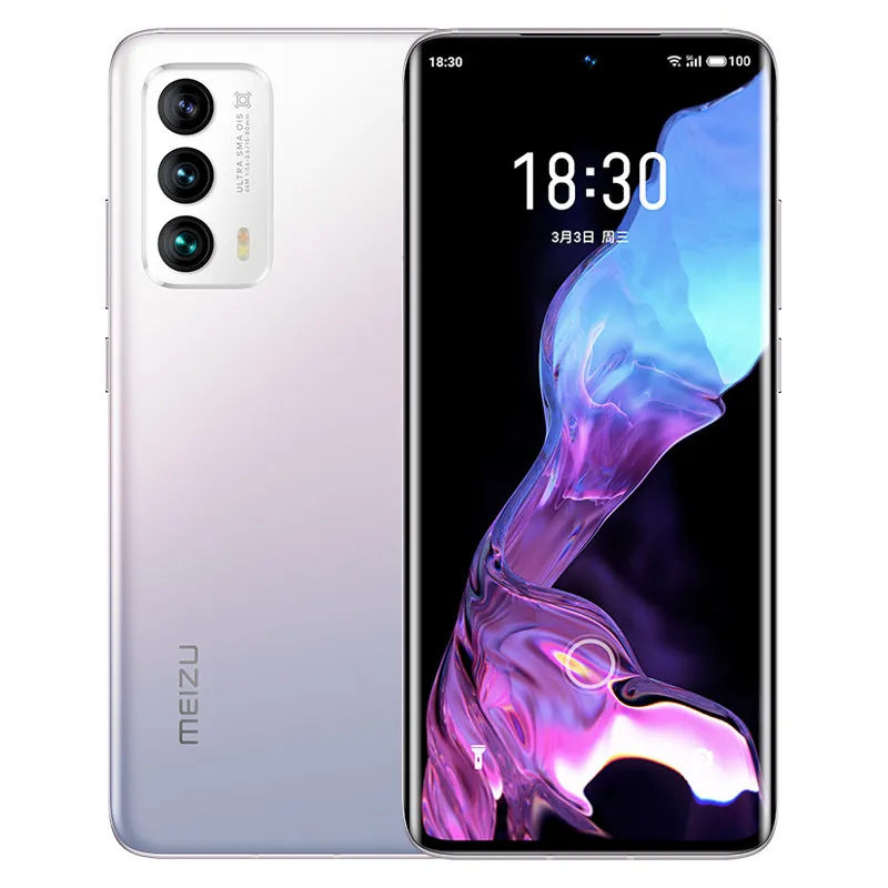 Meizu 18 5G携帯電話：12GB RAM、256GB ROM、64MP AIカメラ付きの元の 