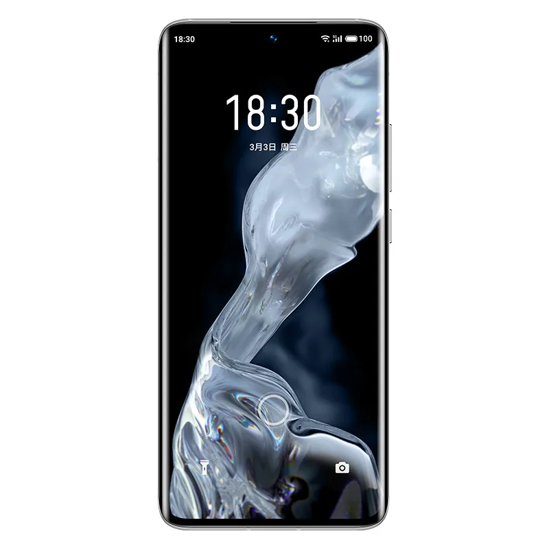 Originale Meizu 18 5G Telefono cellulare 8 GB RAM 128GB 256GB ROM Snapdragon 888 64.0MP AI HDR NFC 4000mAh Android 6.2 "Amoled amo schermo fullprint ID Face Smart Cell Phone