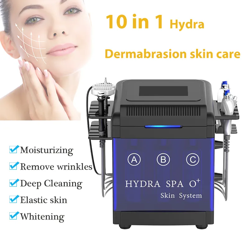 Machine professionnelle d'épluchage de dermabrasion de peau élastique, hydro-microdermabrasion, équipement de spa professionnel pour lifting du visage, raffermissement du visage