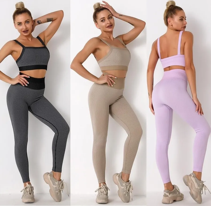 New Style Yoga Tracksuit For Ladies Yoga Wear Gym Outfit With Tech