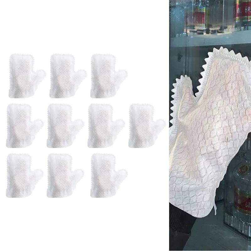 Disposable Gloves 10PCS Non-Woven Cloth Cleaning Dish Dust Removal Household High Quality Portable Washing Kitchen