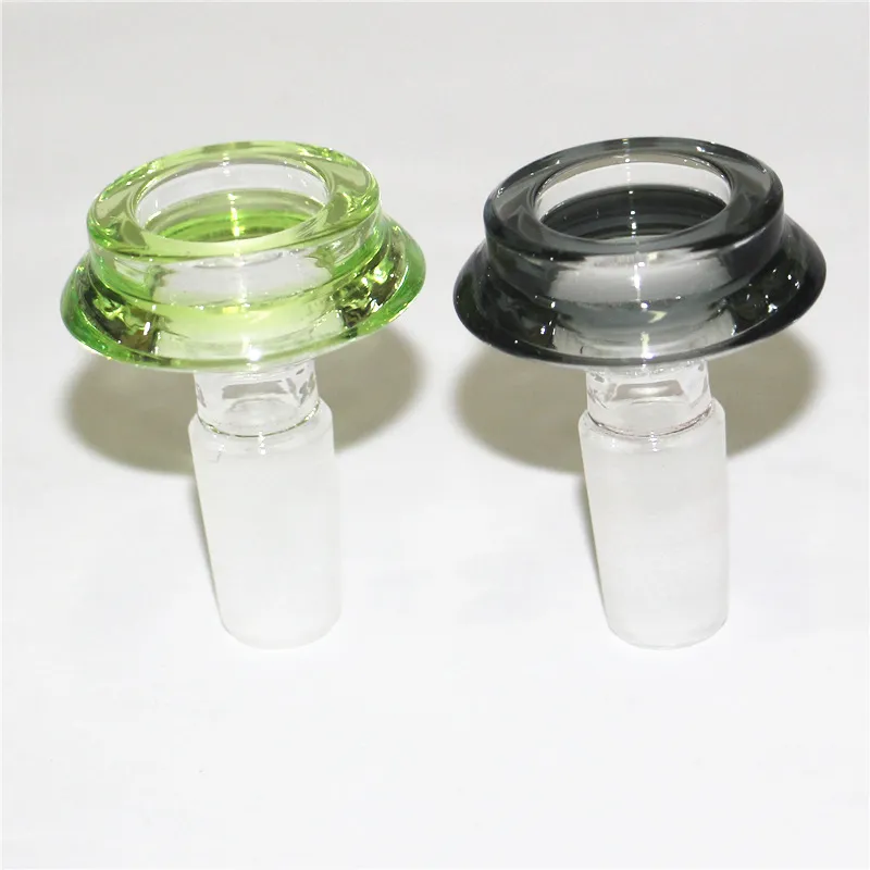 Narguilés Couleur Verre Bol Bubbler 10mm 14mm 18mm Mâle Femelle Ash catcher Bols Pour Verre Eau Bongs Dab Rigs Pipes