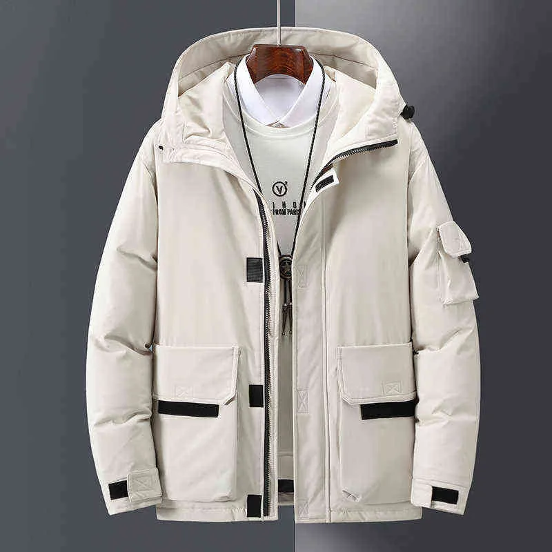 Mens Puffer Winter Jacket Duck Down filled main image 1