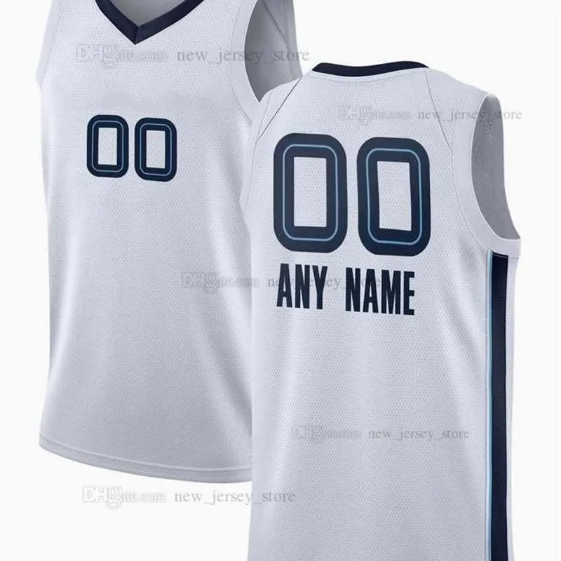 Tryckt anpassad DIY Design Basket Jerseys Customization Team Uniforms Skriv ut Personliga Brev Namn och Nummer Mens Kvinnor Kids Youth Memphis007