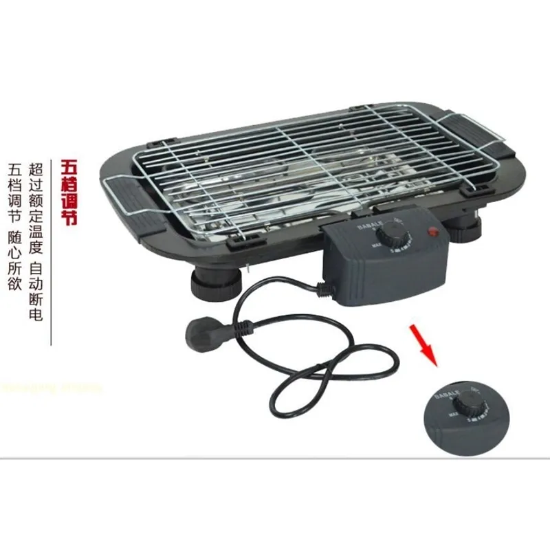 Máquina de barbacoa eléctrica Rectangular para el hogar, horno eléctrico  multifuncional coreano sin humo, antiadherente - AliExpress