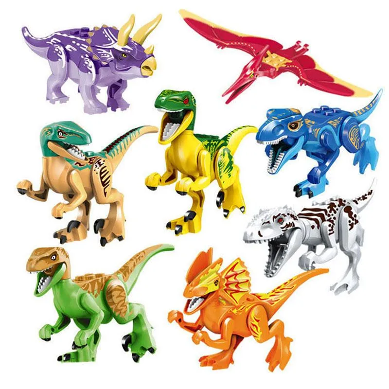 Jurassic Dinosaure Toy En Gros Brutal Raptor Compatible Bâtiment