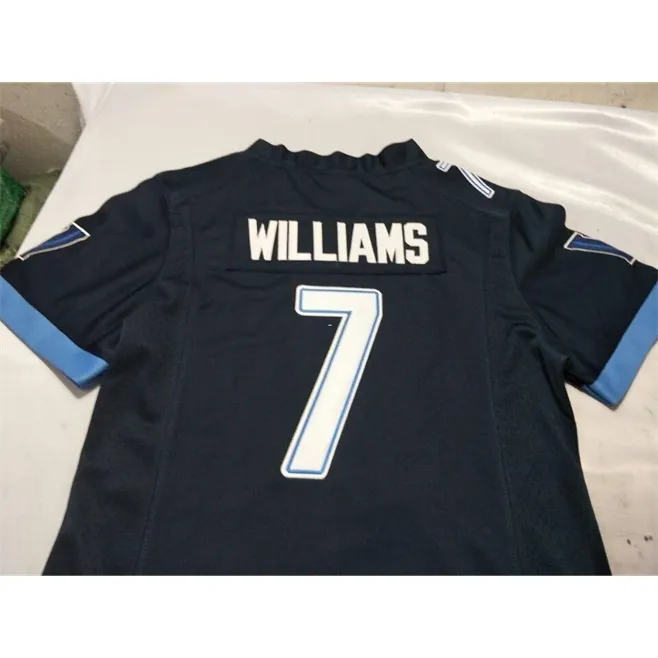 001 Villanova Wildcats Julian Williams # 7 véritable broderie complète College Jersey Taille S-4XL ou personnalisé n'importe quel nom ou numéro de maillot