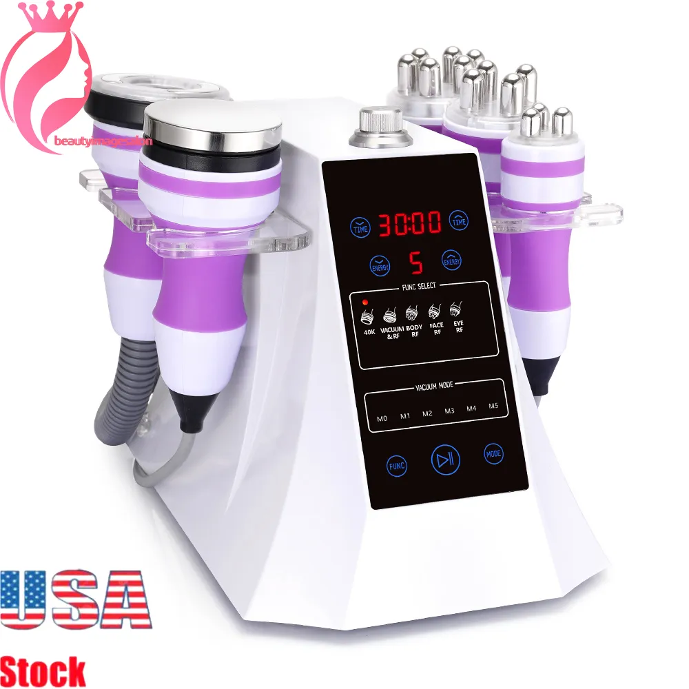 5in1 Slimming 40K Cavitation Ultrasonic Vacuum RF Radio Frequency Anti Cellulite Fat Burner