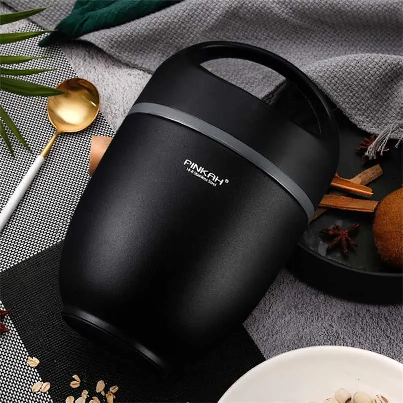 Pinkah Lunch Box Vacuum Insulated Keep Food Warm Leakproof