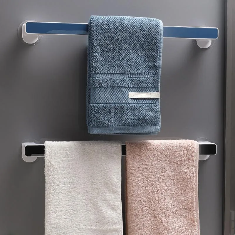 Toalhas de toalhas de toalhas auto-adesivas montadas na parede cabide montada em banheiro prateleira Organizador pendurado