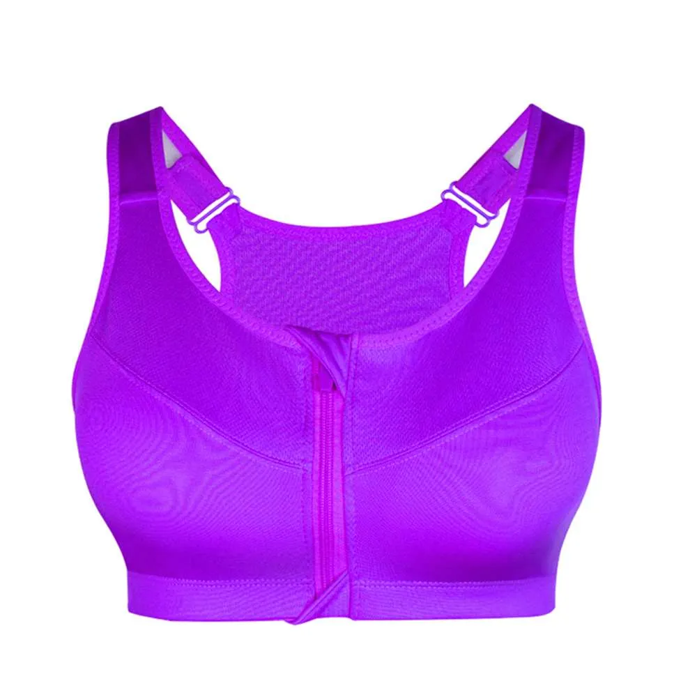 SEXYWG Womens Zipper Push Up Zip Front Sports Bra Vest Shockproof,  Breathable, And Athletic For Yoga, Running, Gym, Fitness, Workouts Style  9318733 From Wmgb, $4.98