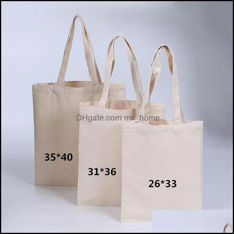 Blank pattern Canvas Shopping Bags Eco Reusable Foldable Shoulder Bag Handbag Tote Cotton Tote Bag Wholesale Custom
