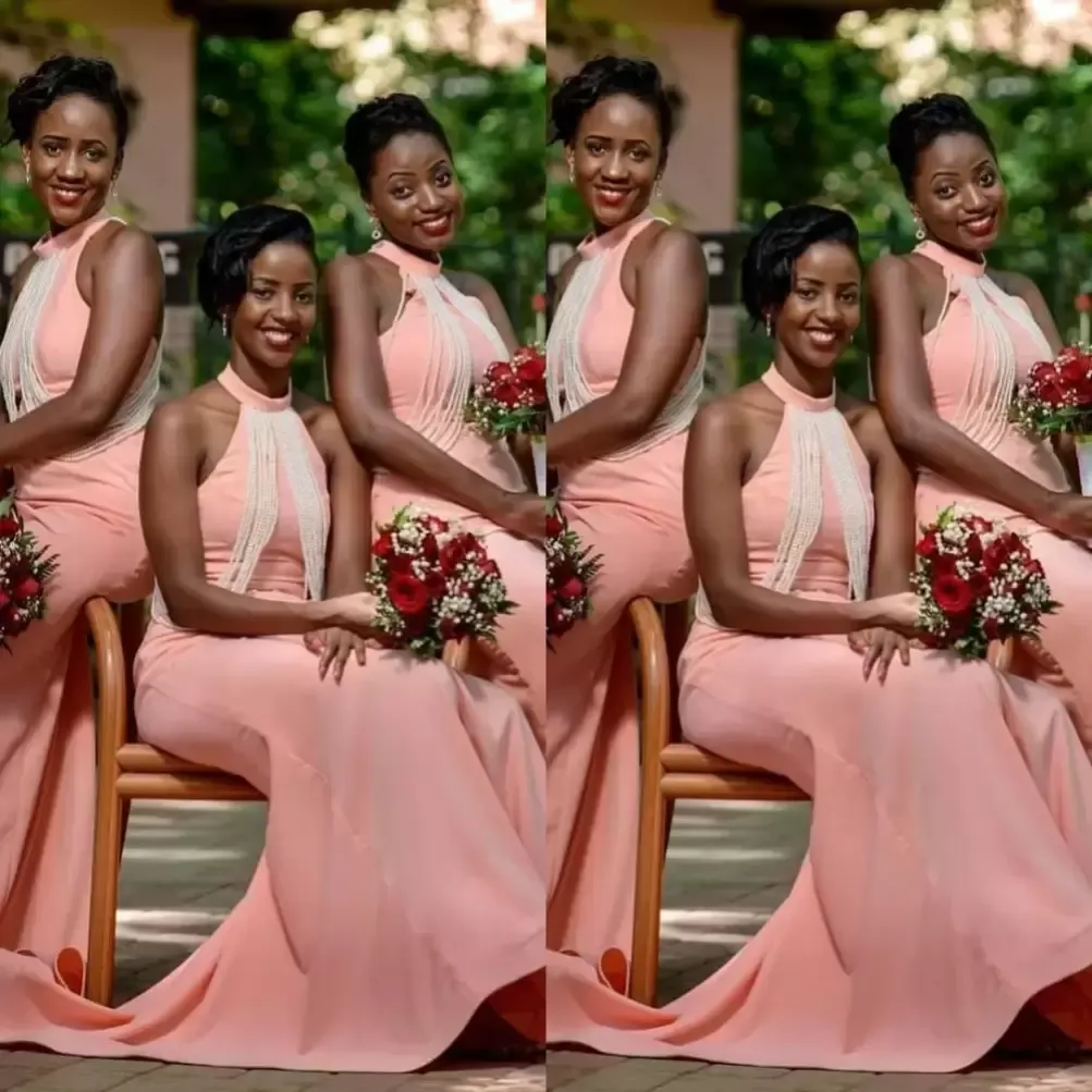 pink bridesmaid dresses