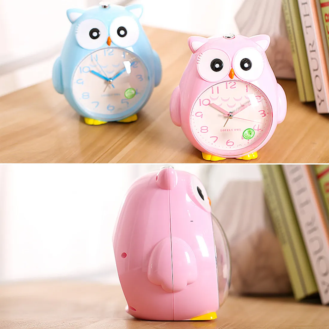 Reloj De Escritorio Brillante Creativo De Búho Lindo, Despertador Para  Estudiantes Para Niños, Decoración De La Habitación Del Niño De Cumpleaños  De 10,77 € | DHgate, image size:1100x1100