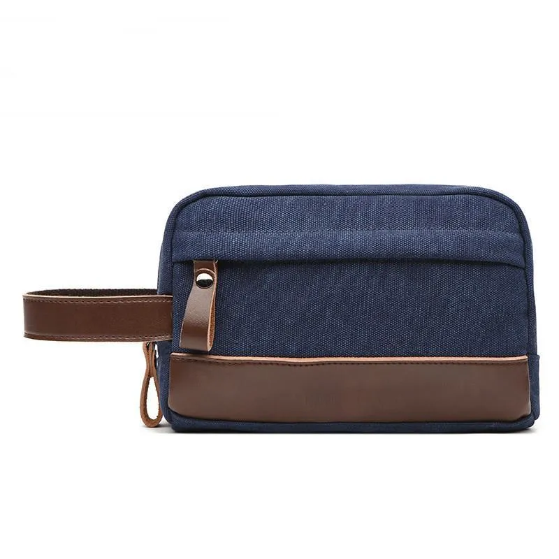 Stackers Borsa di lavaggio nera da uomo