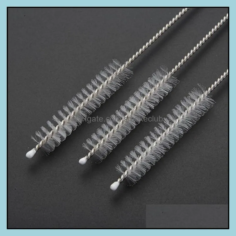 175*30*5mm 1000 Piece Stainless Steel Wire Straw Cleaner Cleaning Brush Straws Cleaning Brush Bottle Brush