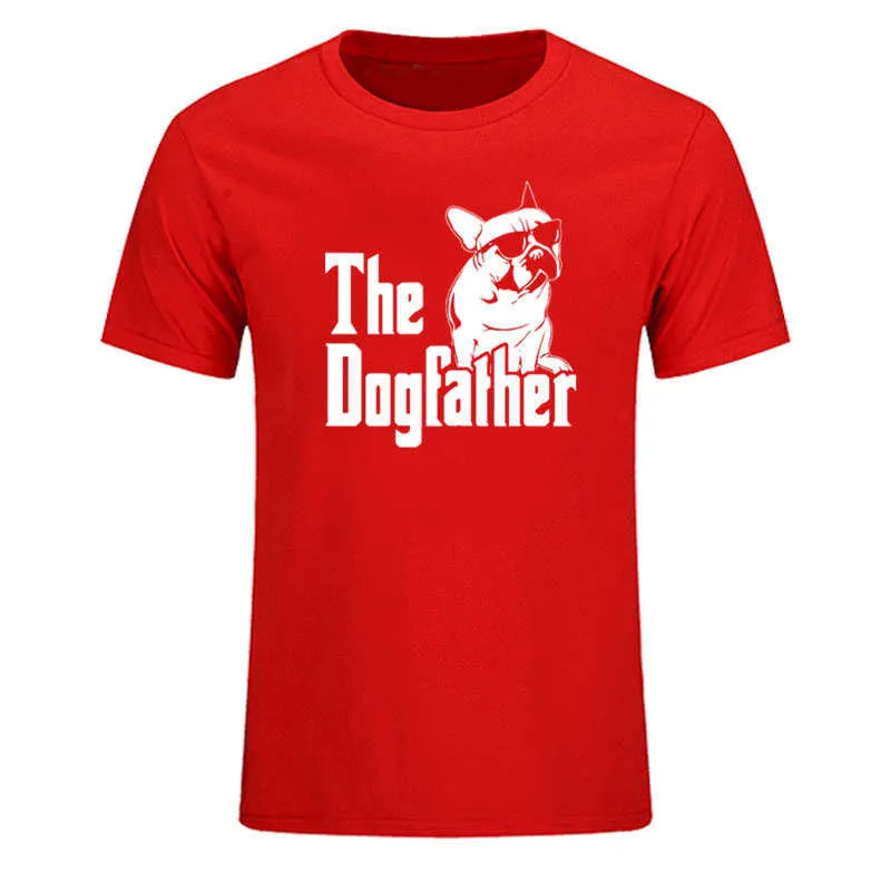 Dogfather – Maglietta Uomo Con Bulldog Francese – Cotone 100% – Regular Fit – Nero, Taglia XXXL – Idea Regalo Divertente - 4