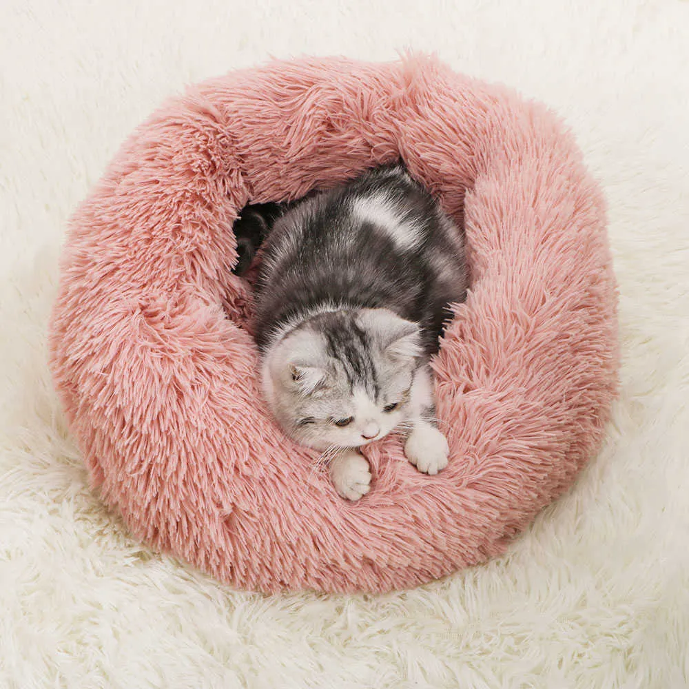 round-plush-cat-bed-dog-bed-house-dog-mat-winter-warm-sleeping-for-cats