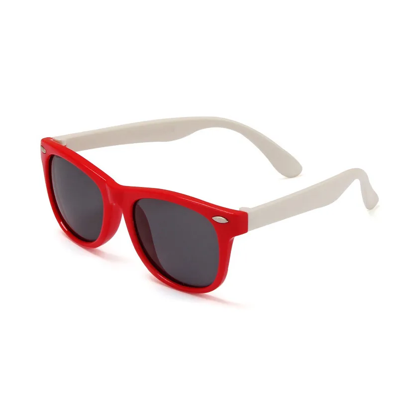Barn Polariserade Solglasögon Silikon Flexibel Frame Ultra Clear TCA-objektiv för pojkar Tjejer Ålder 3-12, 100% UV-skydd