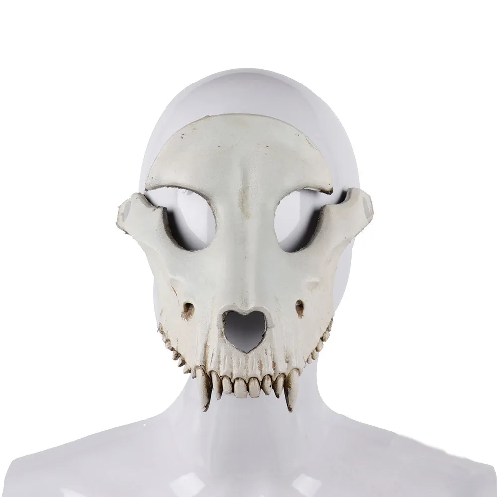 Halloween Kostüm Bauta Party Maske Tier Ziege 3D Totenkopf Masken für Männer Frauen in 3 Farben PU Masque HN16016