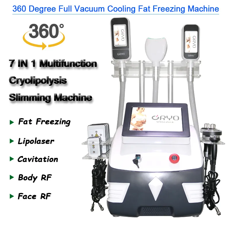 Máquina de emagrecimento do corpo da cavitação Cool tech gordura gordura lipo laser sistema RF vácuo equipamento de beleza
