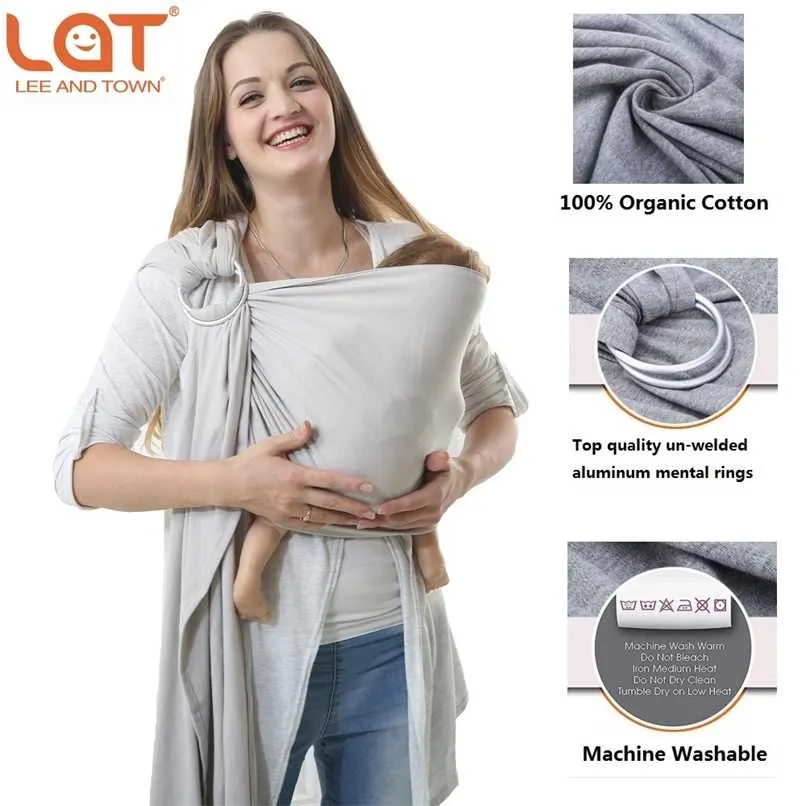 Cotton Baby Ring Sling Toddler Infant Adjustable Wrap Kangaroo Baby Belt Mommy Nursing Cover for Newborns