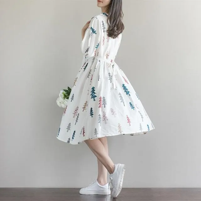 New fashion tide mom loose pregnant dress