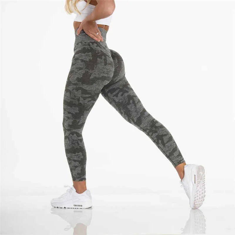 High Waist Camouflage Seamless Adapt Camo Seamless Leggings For Women Tummy  Control, Elastic Fit, Ideal For Gym, Fitness, And Sportswear Style 211014  From Dou05, $13.02