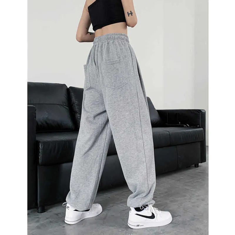 Grey sweatpants womens baggy cheap
