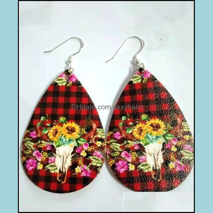 Dangle Chandelier Earrings Jewelry Wholesale Womens Faux Leather