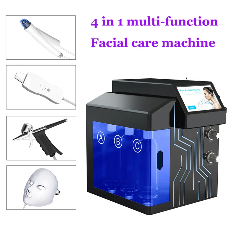 Djuprengöring Microdermabrasion Machine Hem Använd Whiten Hud Shrink Pores Vatten Diamond Dermabrasion Facial Machines