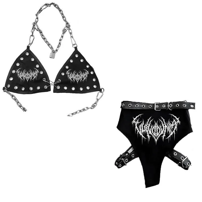 Swimwear pour femmes bikini unique mignon vintage kawaii hiphop rap 1of1 y2k sexy lolita