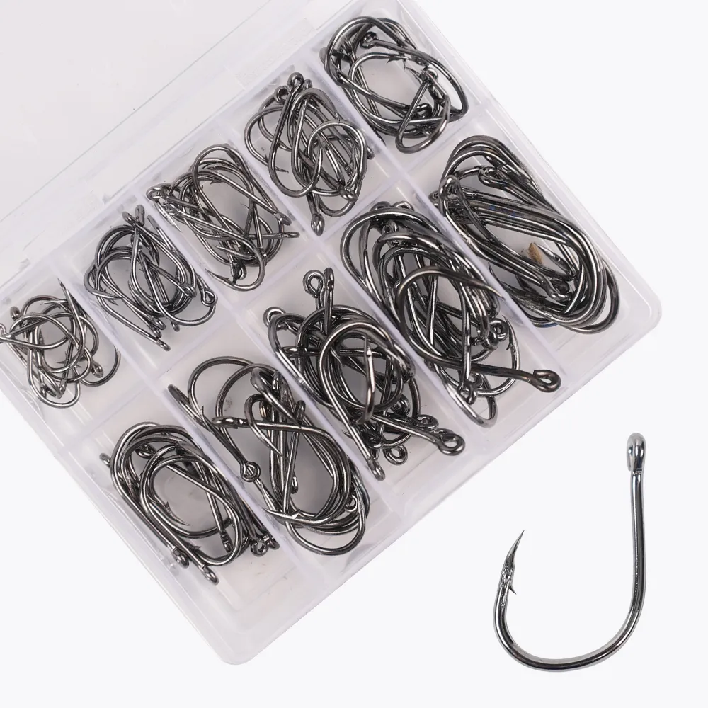 J Shaped Carbon Steel Tiny Fishing Hooks Set With Sharp Barbs And Single  Circle Jig Head For Sea Fishing Tackle Accessories From Emmagame1, $1.63
