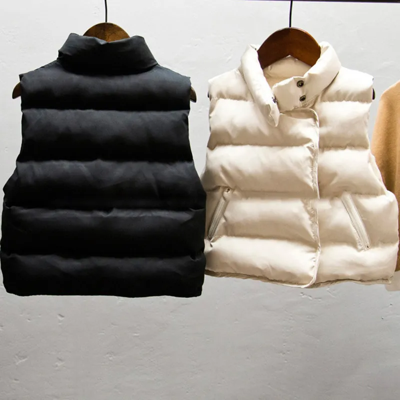 2022 nouveau automne et hiver enfants gilet garçons filles chaud gilet enfants coton vestes vêtements d'extérieur pour enfants