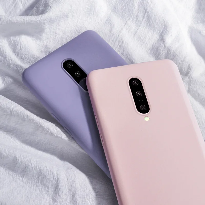 Custodie per telefoni in Silicone liquido originale per Oneplus 6 6T 5 5T 8T 8 T Cover di lusso One Plus 7 Pro Paraurti Oneplus8 7Pro 7T Protezione