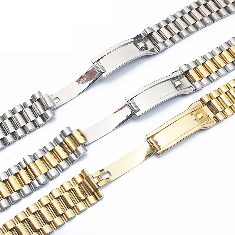 Bracelet de montre DATEJUST DAY-DATE OYSTERPERTUAL DATE Accessoires de bracelet en acier inoxydable 13 17 20 21mm Bracelet240j