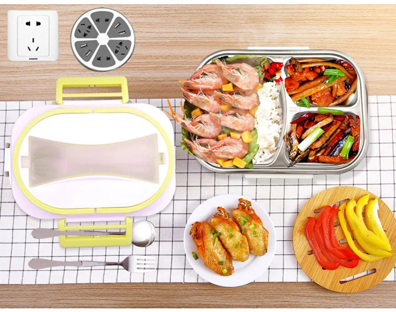Electric lunch box stainless steel lunch box21