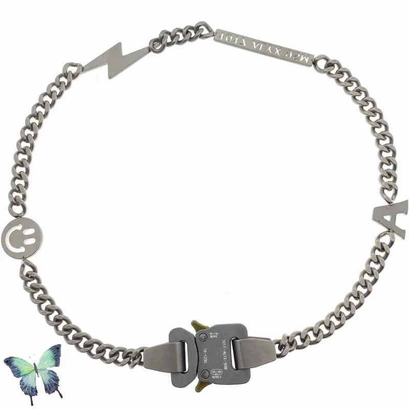 Chaînes de collier en acier inoxydable ALYX 1017 9SM de haute qualité pour hommes et femmes