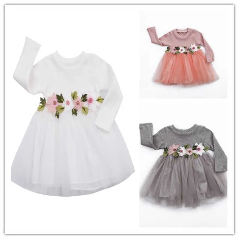 Citgeett Cute Lovely Toddler Dzieci Dziewczynek Wedding Party Pageant Princess Dresses 0-3y Q0716