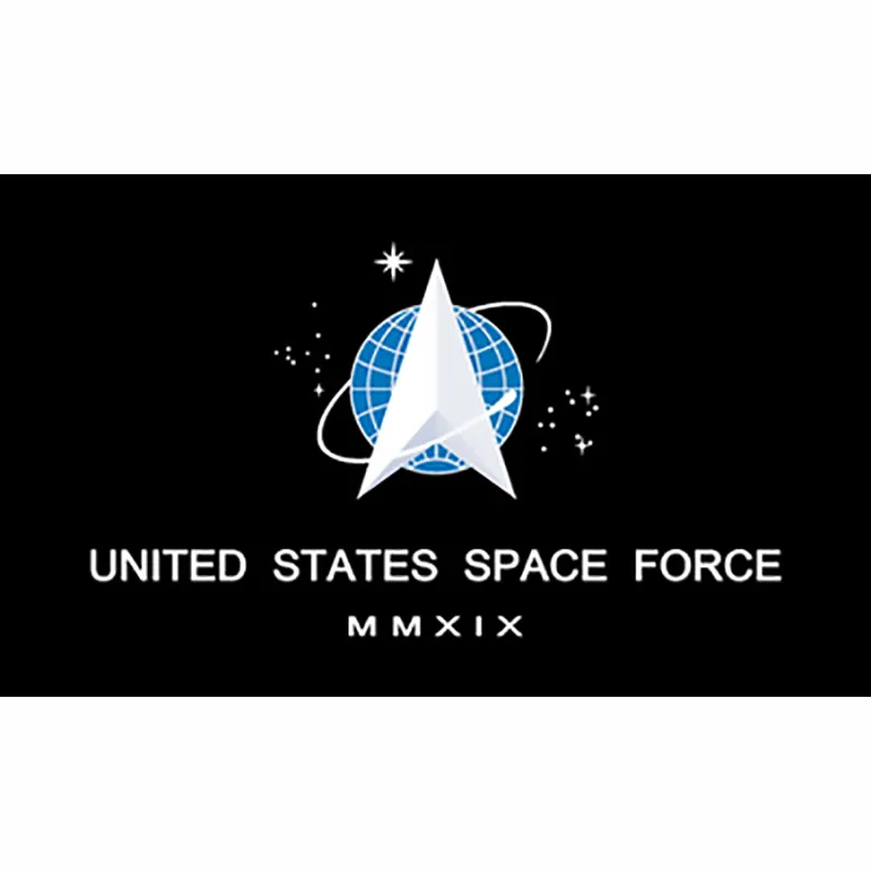 3x5ft 90x150cm شنق العلم USSF Force United States Space and Banner Wholesale Factory في الأسهم