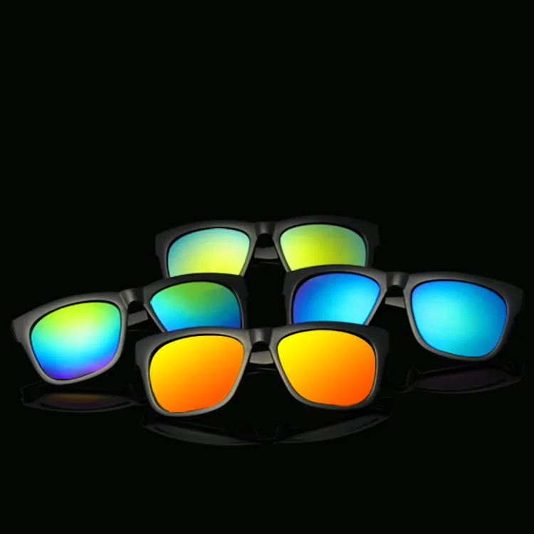 Gros adultes lunettes de soleil en plastique classiques lunettes rétro vintage lunettes de soleil carrées pour femmes hommes multi couleurs mode
