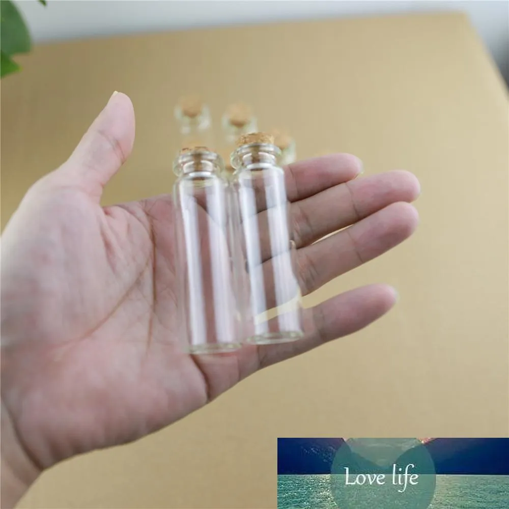 50pcs/Lot 22*70mm 15ml Storage Glass Bottles With Cork Stopper Crafts Tiny stash Jars Transparent Jar Mini Bottle Gift