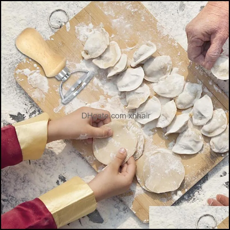 Snack Pastry Dumplings Cake Mould Ravioli Stamp Set Cutting Kitchen Pasta Tools Wheel Attachment Baking &