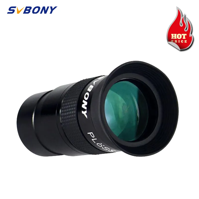 SVBONY 40mm 1.25" Plossl FMC Metal Monocular 40 Degree Apparent Field Eyepiece Lens Astronomy Telescope