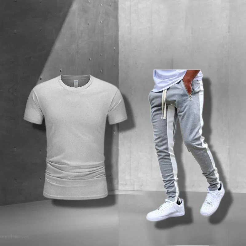 ギフトに最適 メンズトラックスーツ21ハイエンドトラックとフィールドスーツスポーツスポーツヘッジtシャツ夏のファッション カジュアルビジネスパンツジッパー 新商品1400 アパレル メンズ服 Viskasprekybai Lt