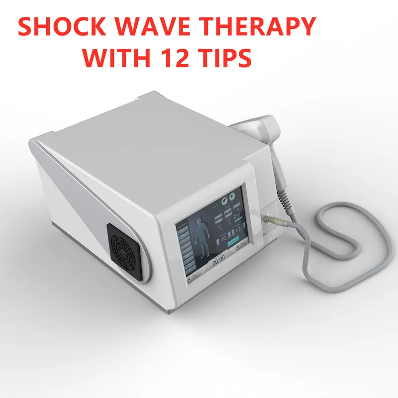 Lufttryck Fysioterapi Shock Wave Health Gadgets Shockwave Machine för back knä och axel smärtlindring